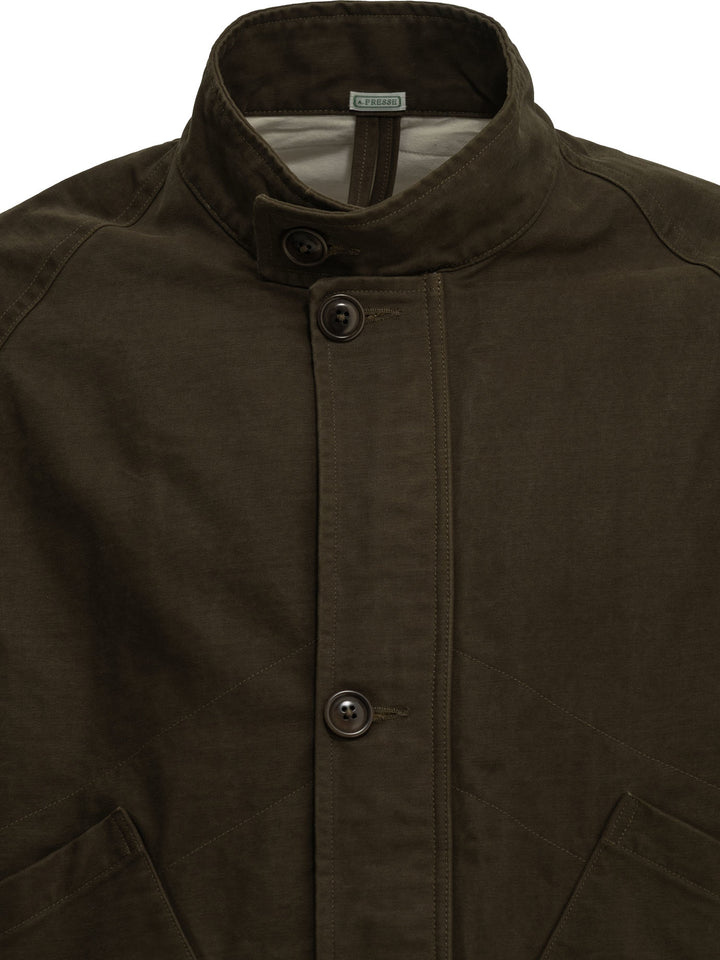 A.Presse Vintage British Royal Navy Jacket Capispalla Verde