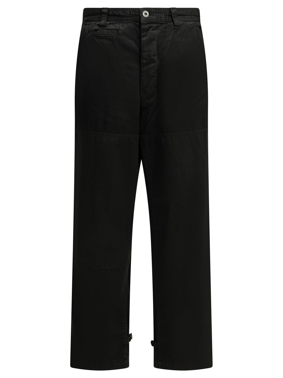 A.Presse Double Knee Trousers - Nero | eb012a6ff55a67457f0d3d0457ce98ddd566fef3