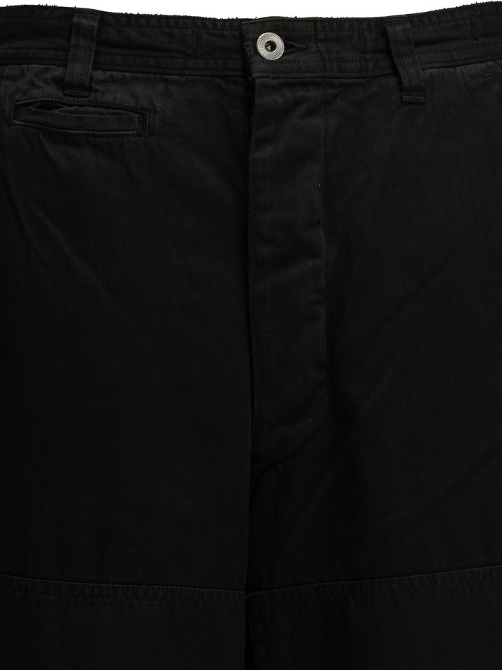 A.Presse Double Knee Trousers - Nero | bfd77f3a6b6757bdb78011d5b4737e55396e6146
