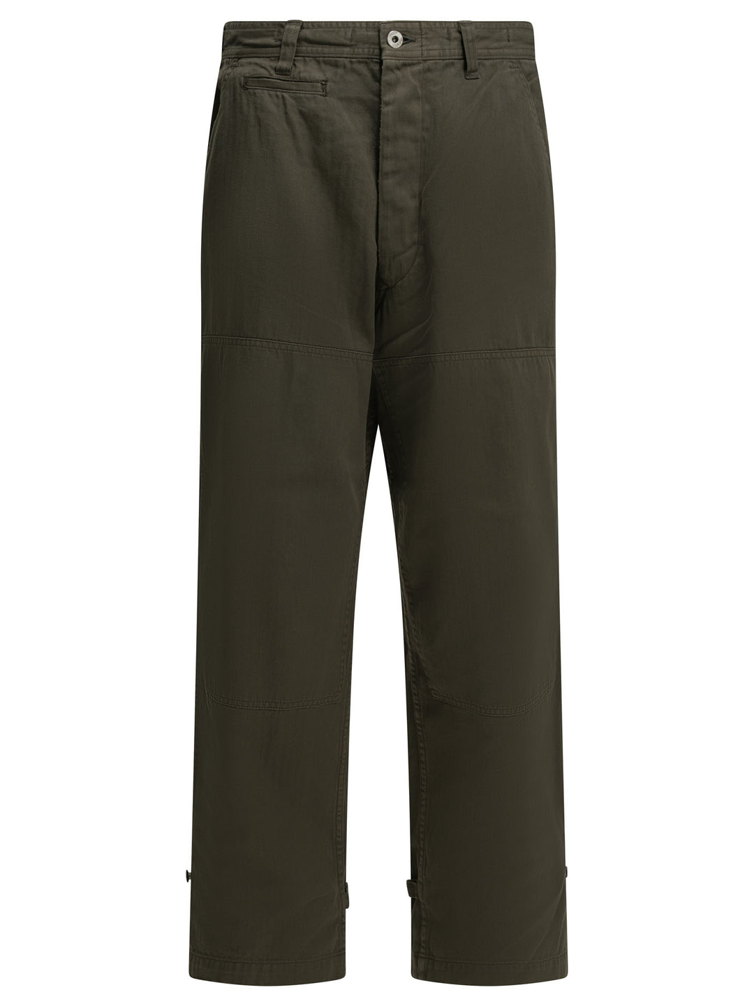 A.Presse Double Knee Trousers - Verde | 158e6425b4ff038ed7370ae075815df6aa7a66ca