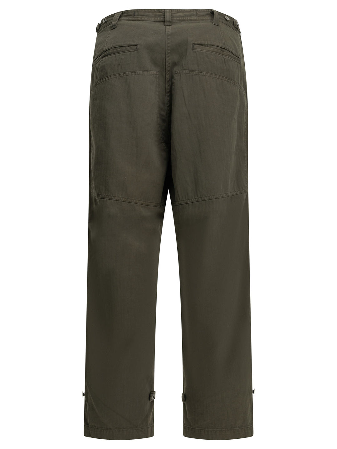 A.Presse Double Knee Trousers - Verde | 71c1a1dc86527987e0c6972e369bb03ecb5b7ff4