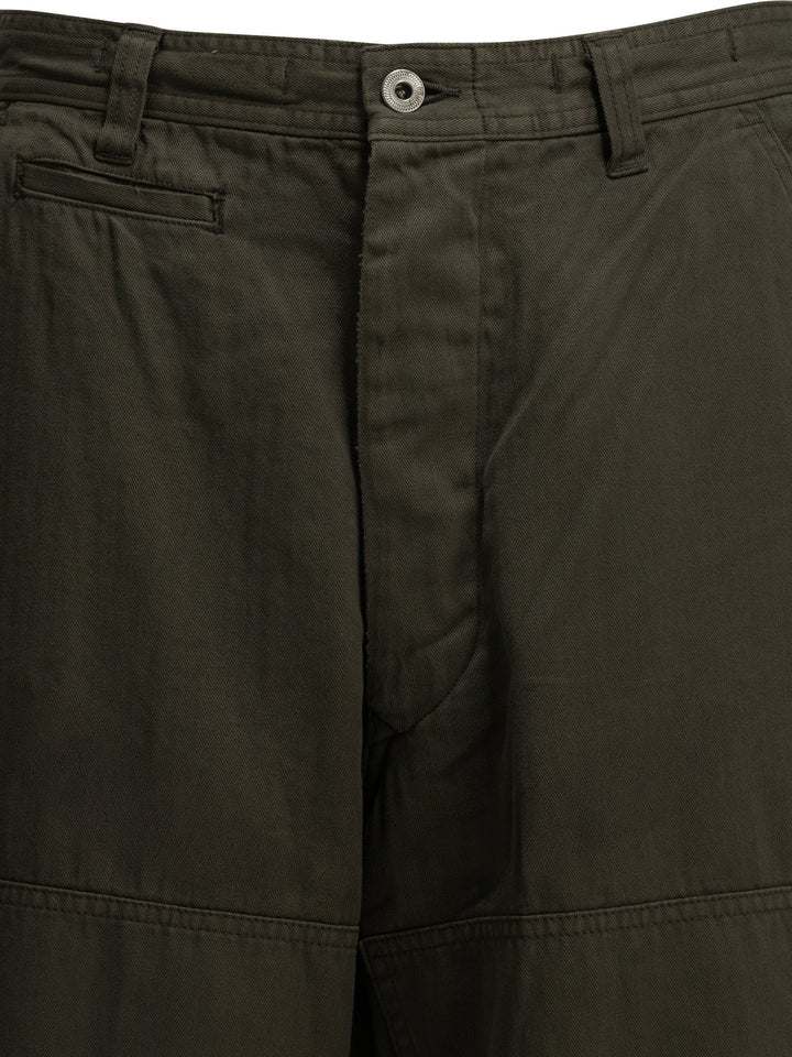 A.Presse Double Knee Trousers - Verde | e74fd31957df309aceff1e1f340e97618a669a3a