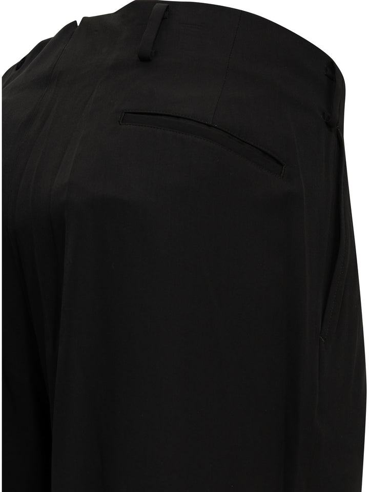 A.Presse Tailored Pants Made Of Wool Blend Trousers - Nero | 7d4c1833acdf17c8f283c6162bb6154ca66cdf95