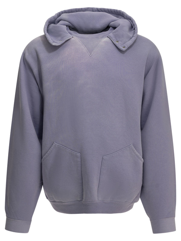Vintage Snap Parka Sweatshirts Purple