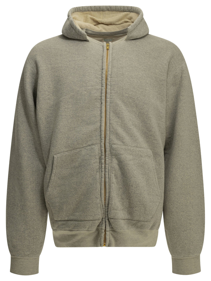 A.Presse Vintage Parka Sweatshirts - Grey | ffac1023fc8da872f5b9e232879d118b1dc0cefd