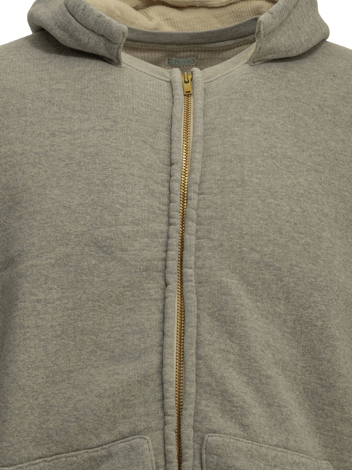 A.Presse Vintage Parka Sweatshirts - Grey | d2b2cb83569db69d9426c291aae1aa93394f8a64