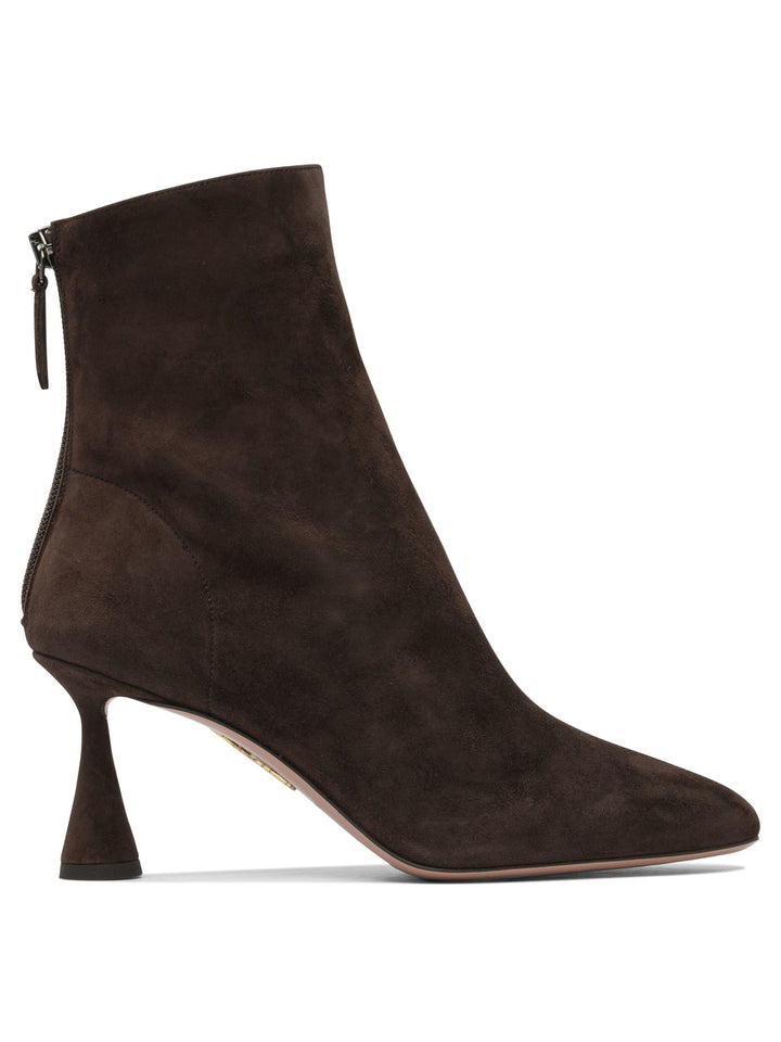Aquazzura Amore 75mm Boots And Ankle Boots Marrone