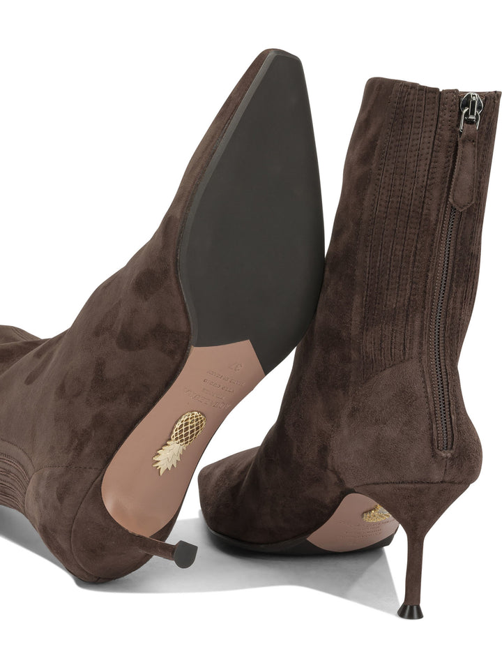 Aquazzura Saint Honoré 65mm Botines y Botas Marrón