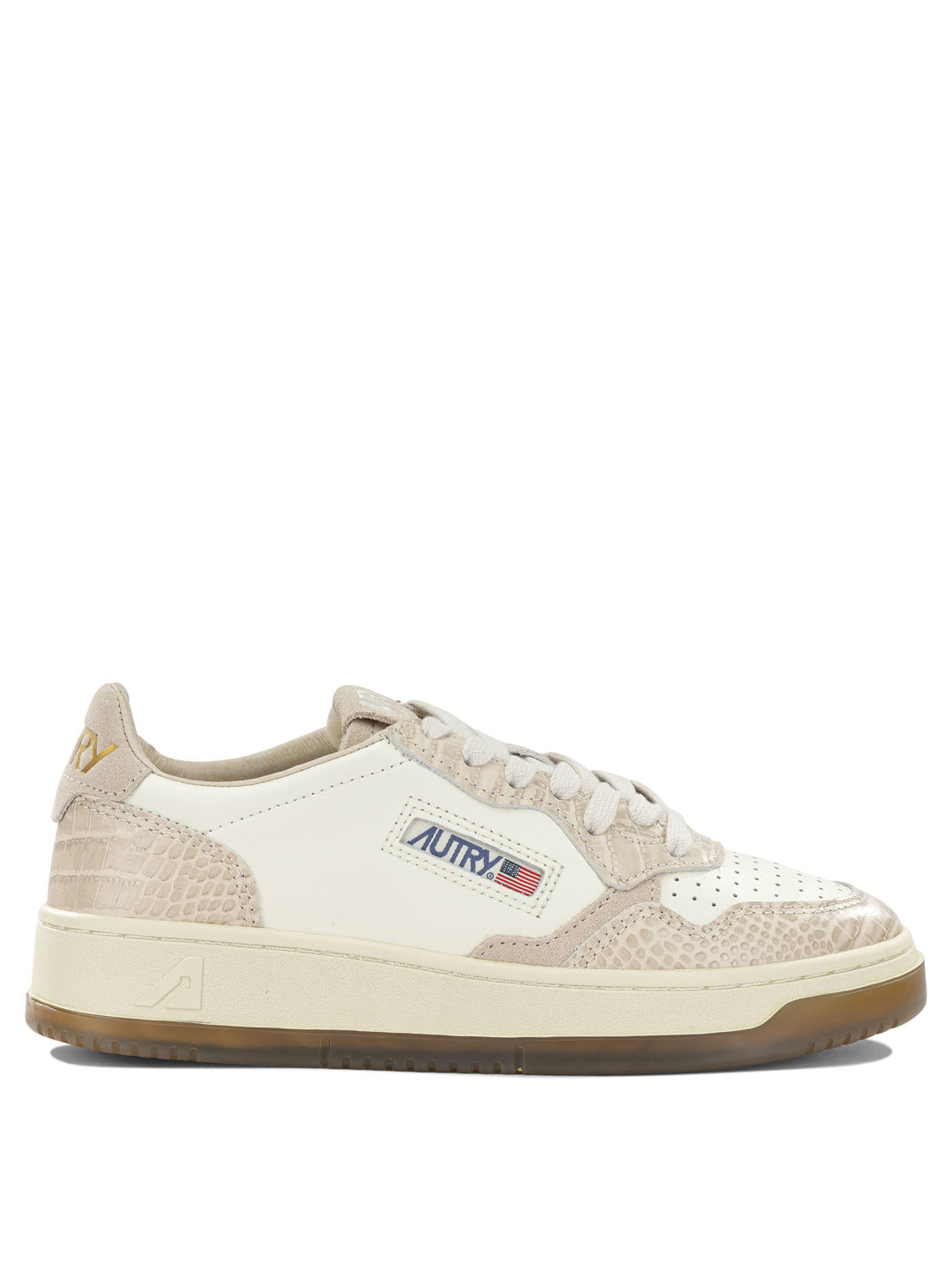 Autry Medalist Low Sneakers & Slip-On - Beige | 0c2167382ef391eaae85642491686342b69e835d