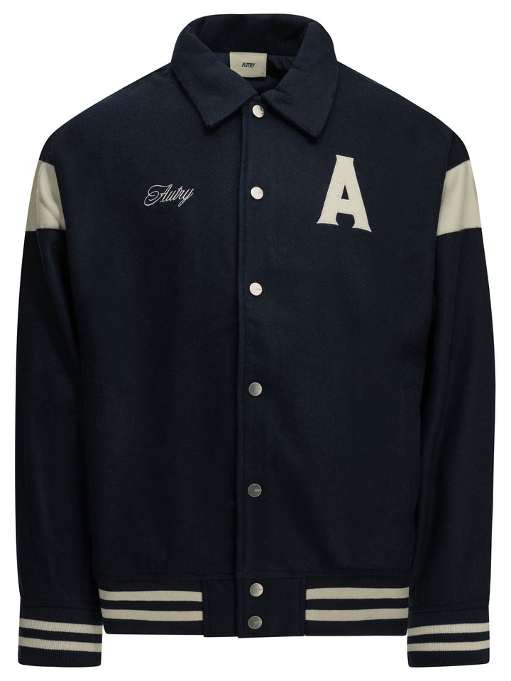 Autry Varsity College Jackets and Coats - Blu | 64518906d48ca75a481d3c441ca87c6bb342b4a9