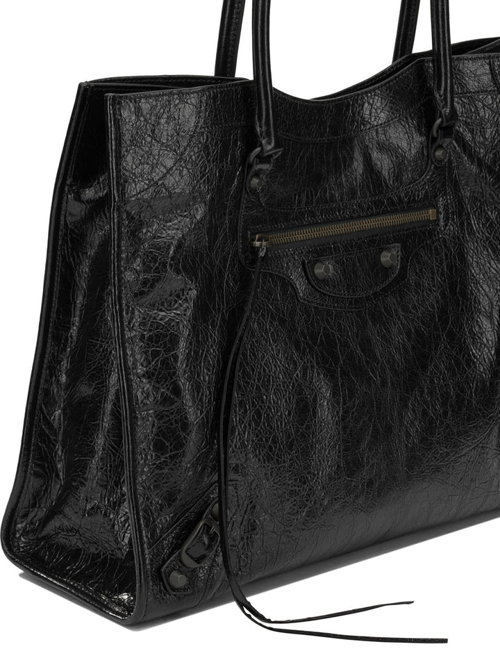 Balenciaga Le City Tote Borse a Spalla e Tracolla - Nero | bc4726e6441083caff430f8b77b82e213f6983ac