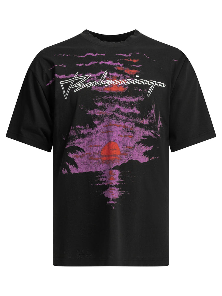 Balenciaga Dream T-shirts - Nero | 4fe8b142efa6aa92d0d8c16c8524d868ed438959