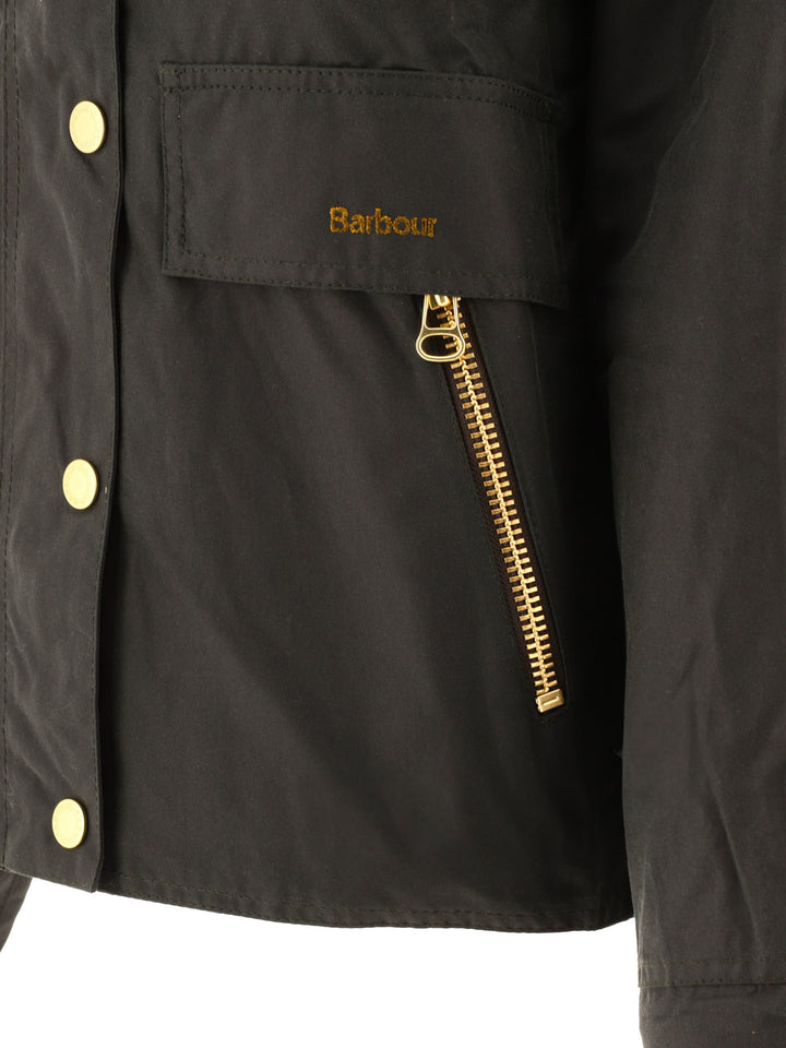 Barbour Catton Wax Jackets and Coats - Verde | fda42e0163c00689720e04948f57a053d07fe4a7
