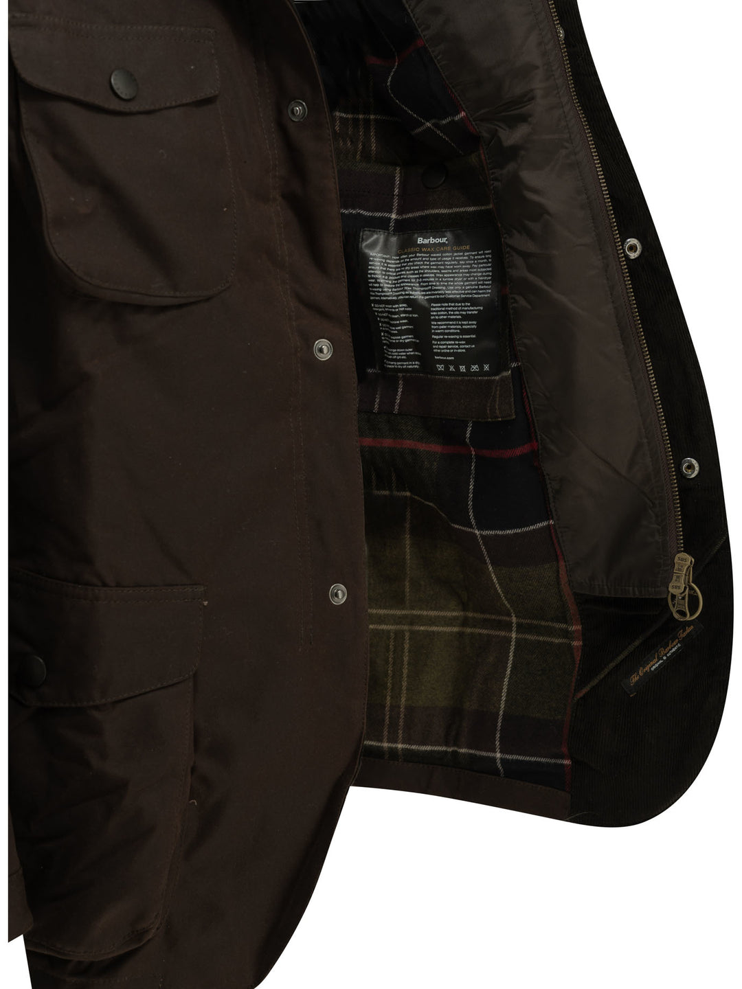 Barbour Ogston Wax Jackets and Coats - Marrone | 4add04adc41d6ce8a477efe761411b00a6f6aaa1