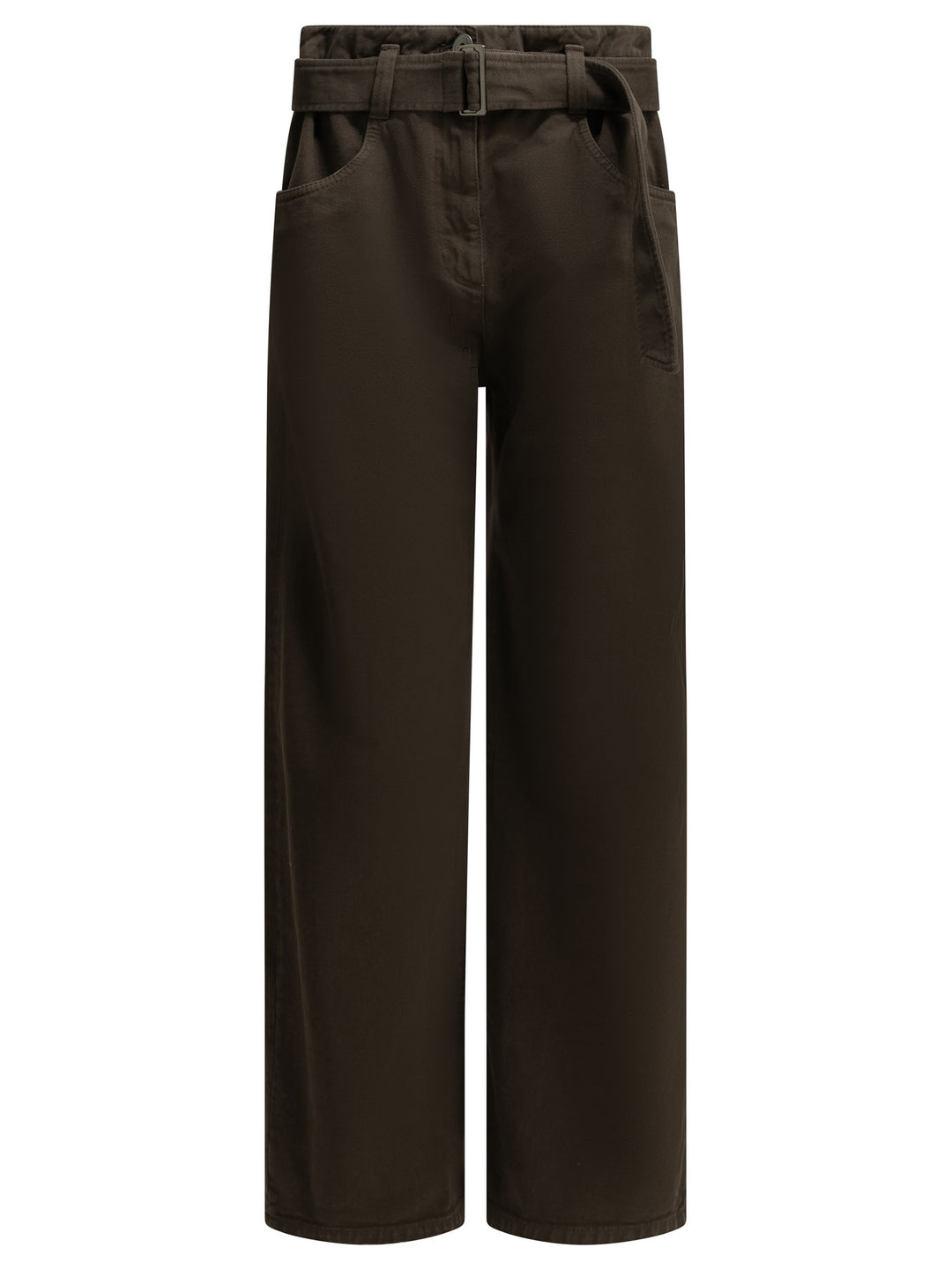 Brunello Cucinelli Wide-Leg Jeans - Marrone | f02a29e8290d222caa7e6213974bb3c6cc7e0641