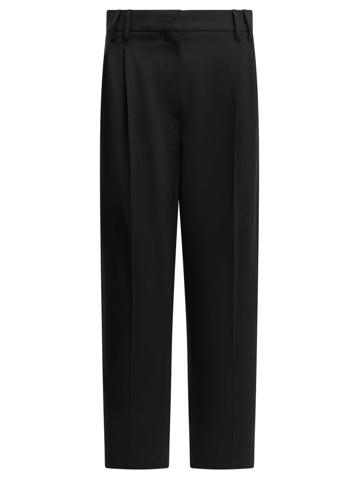 Brunello Cucinelli Slouchy Trousers - Nero | d0d0b38044536b087a7eb826ae1e86f0f489f35a