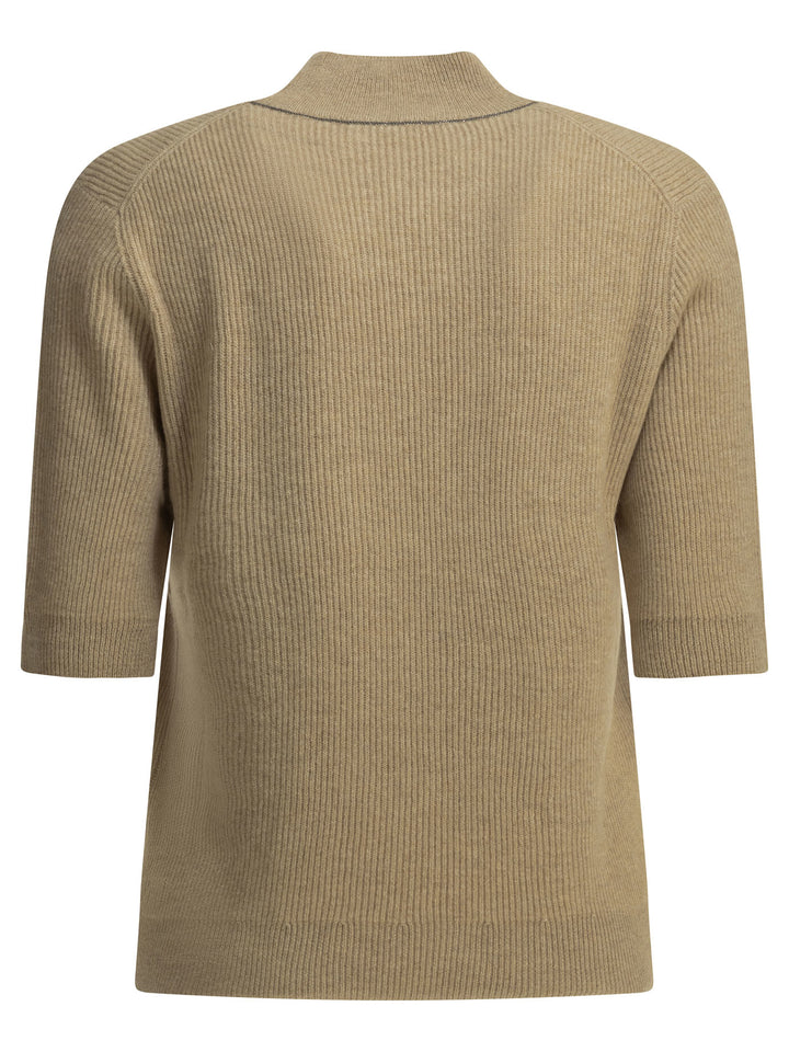 Brunello Cucinelli Cashmere Turtleneck Sweater Knitwear - Beige | 0119f0552fd7102fc3c15ee4da80fc8d6992799f
