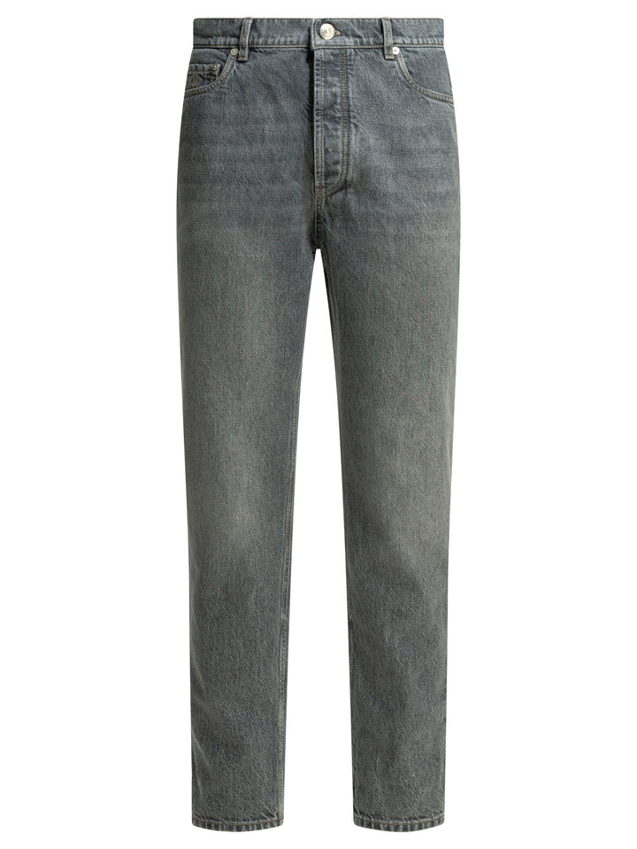 Brunello Cucinelli Straight-Leg Jeans - Grey | f1c21623c45dfd76e00985a5511e310643b675f5