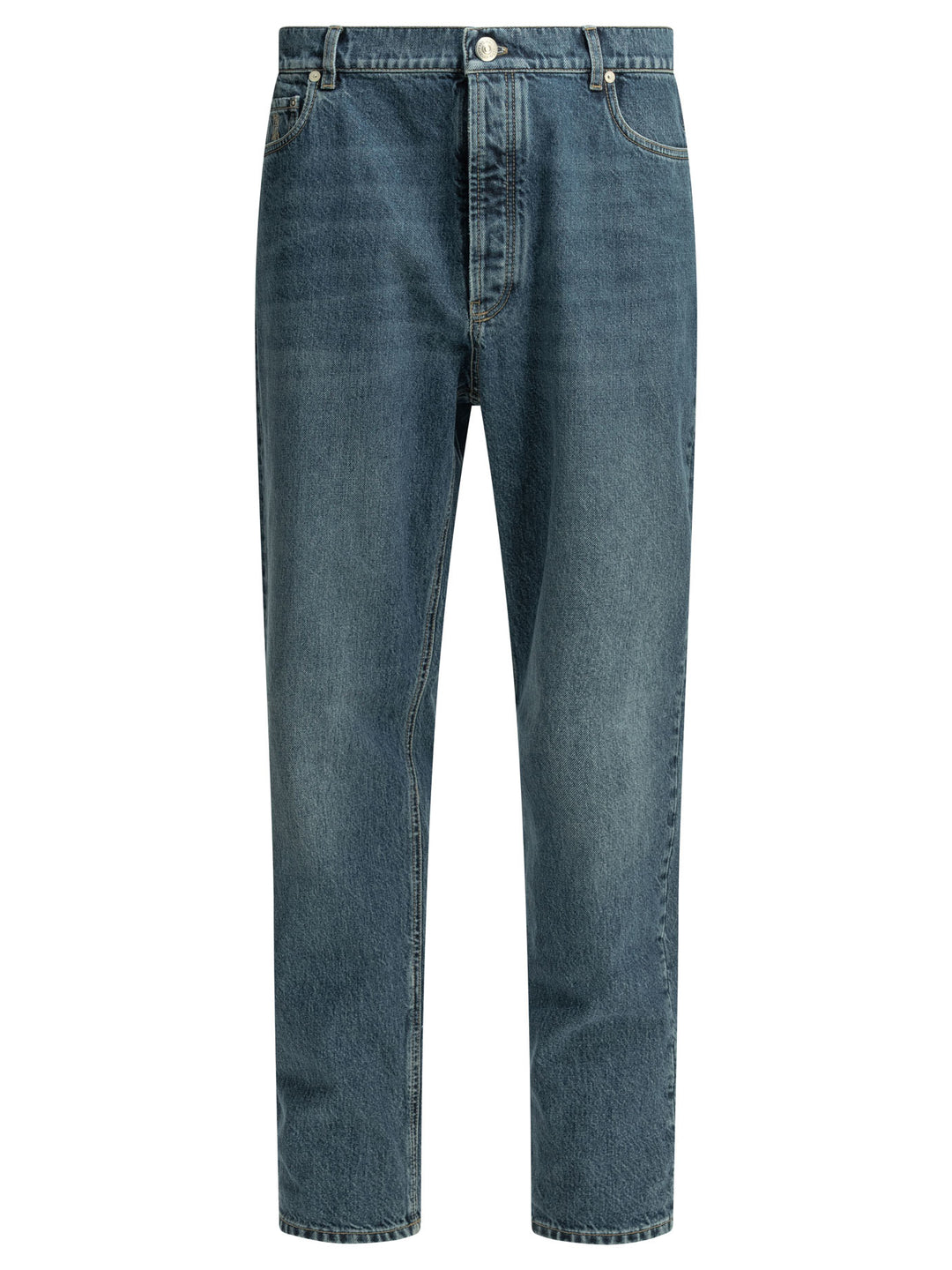 Brunello Cucinelli Straight-Leg Jeans - Blu | 00c81f7eb8248867a9549ea4311656c1b8143d47
