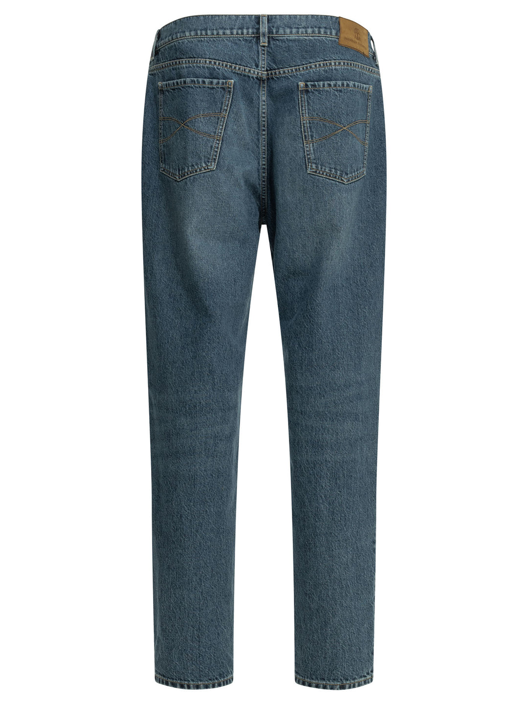Brunello Cucinelli Straight-Leg Jeans - Blu | 0bdaea73d783cc5bff7b3507eb747c33f0d379d4