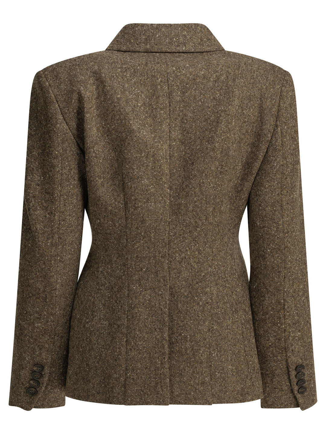 Brunello Cucinelli Double-Breasted Wool Blazer Jackets and Coats - Marrone | 9473cbda0012fd3ce32ebbee44ef95a6d34416b3