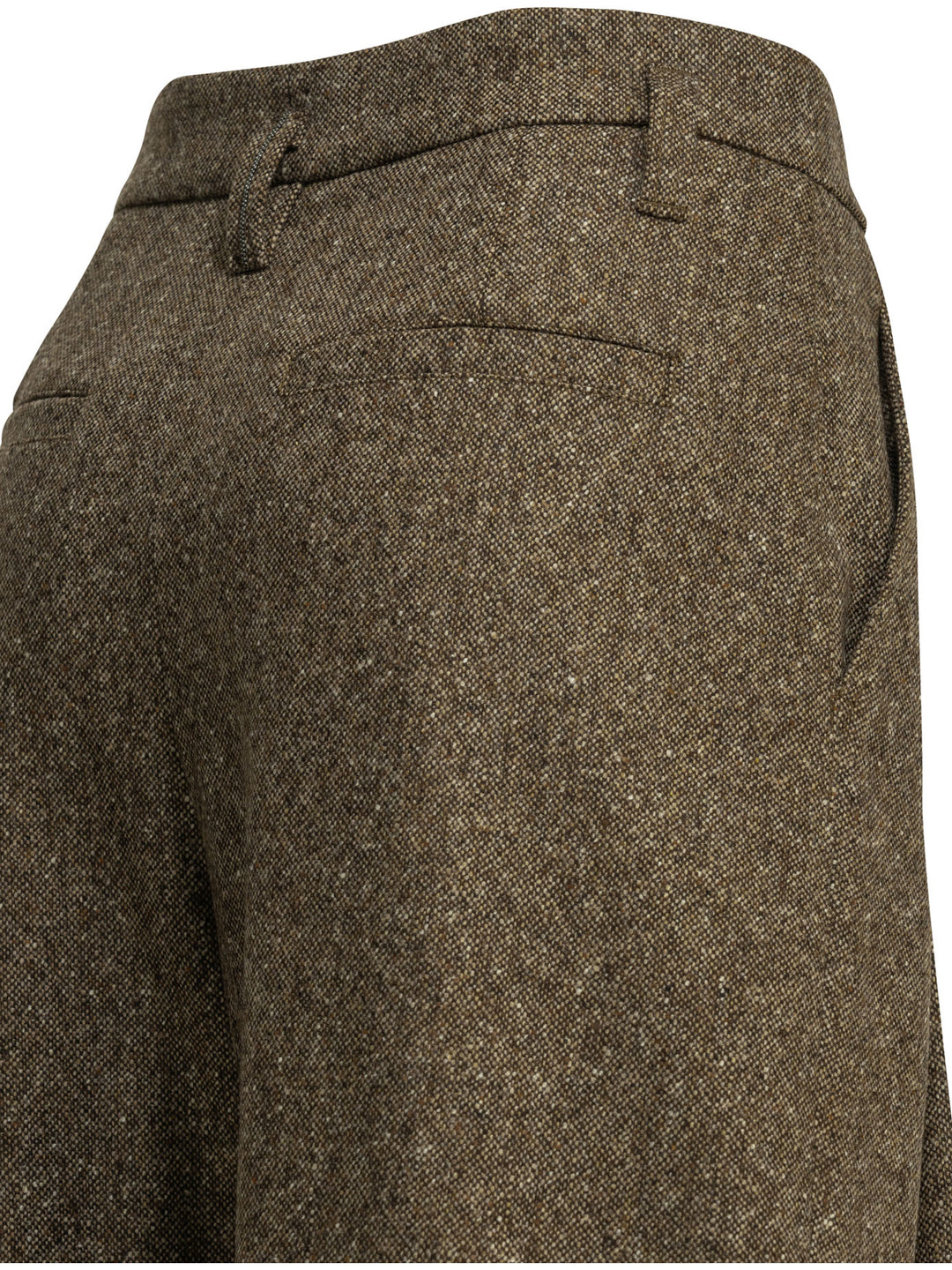 Brunello Cucinelli Wool Tailored Pants Trousers - Marrone | 125773da722b6c1e38c10ff786593b513b55a242