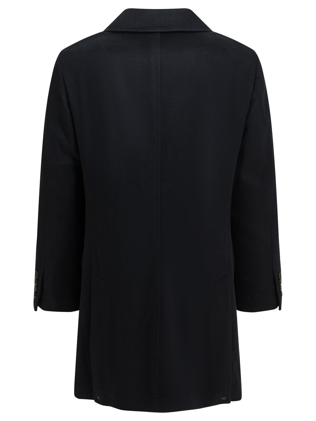 Brunello Cucinelli Short Coat Made Of Virgin Wool Fabric Jackets and Coats - Blu | bf89ee39da848d967f4363ca7611f3f19d76c993