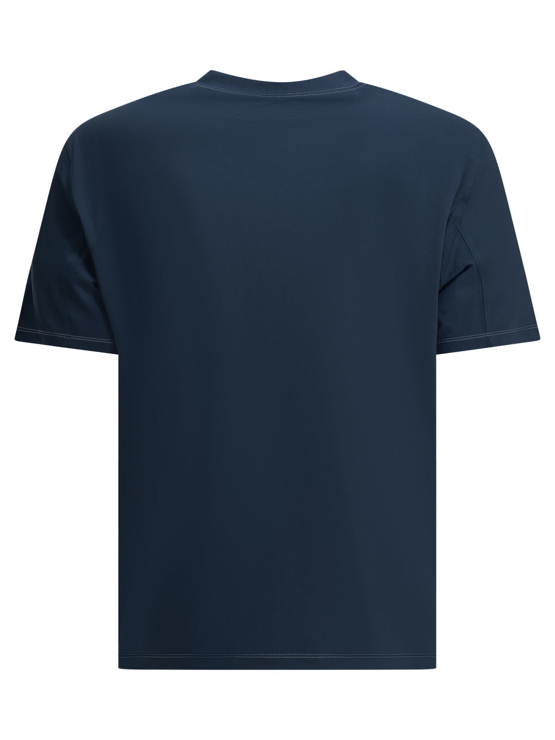 Brunello Cucinelli Crewneck T-Shirt With Logo T-shirts - Blu | 41f3d981e9475c2256d6300cc7afdb7377993e14