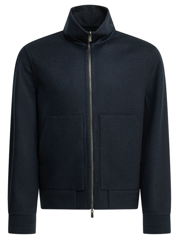 Cashmere Bomber Jacket Jackets And Coats Blu