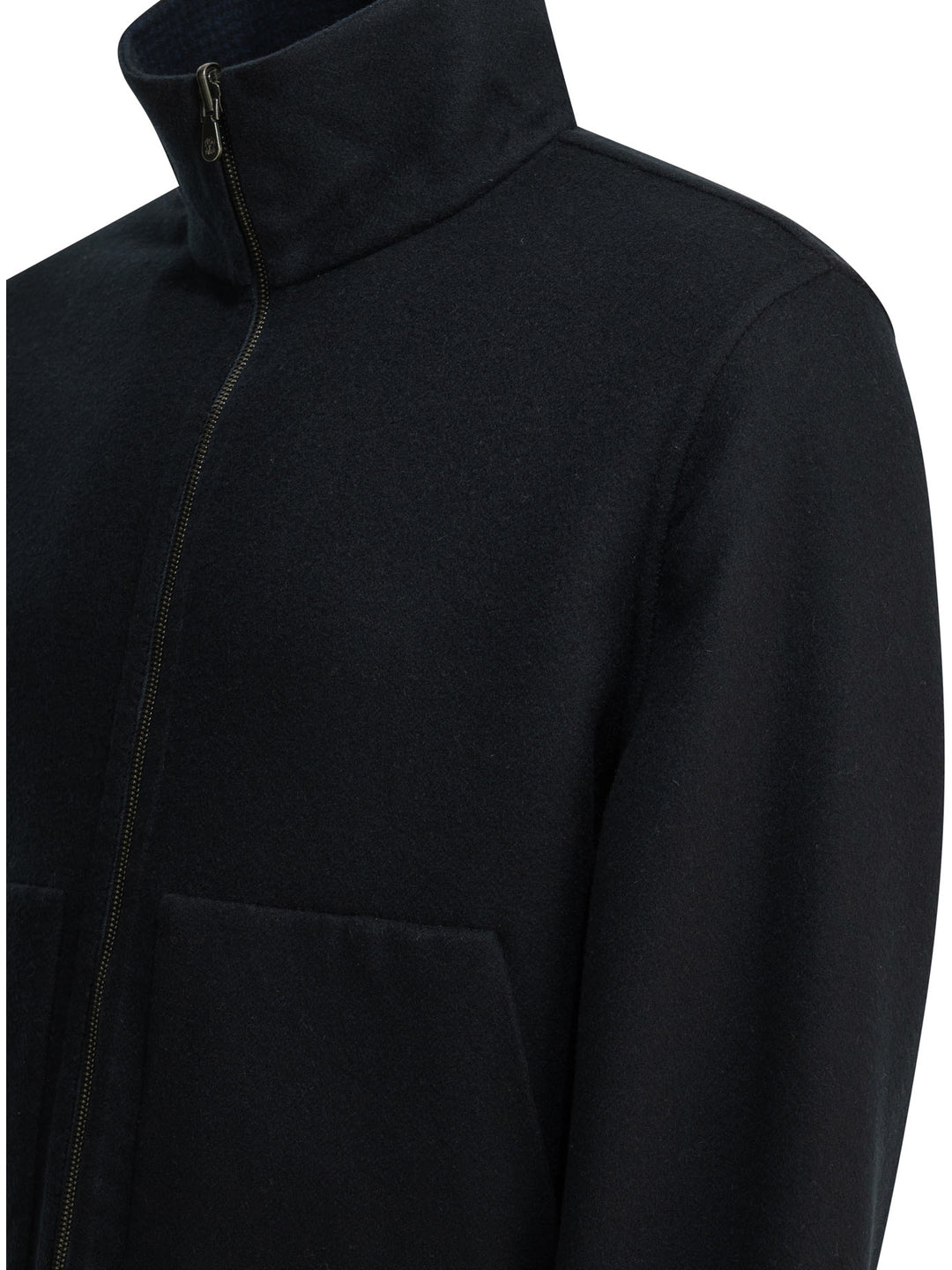 Brunello Cucinelli Cashmere Bomber Jacket Jackets and Coats - Blu | 31288fcea24c9a345af491f59466cee0cdfe18c8