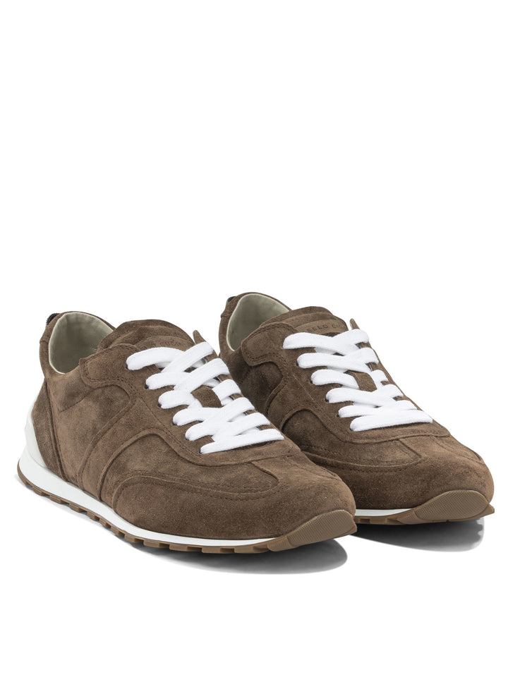 Brunello Cucinelli Shiny Loops Sneakers & Slip-On - Marrone | 8a7c80b6cd83226cd5ded2530038745df6ea22bc