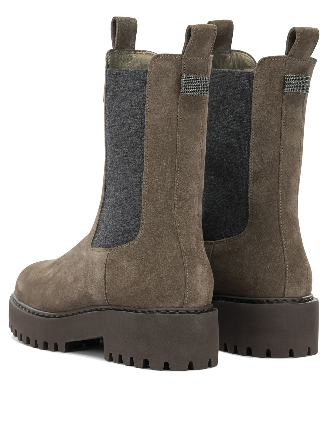 Brunello Cucinelli Suede Pull-On Ankle Boots Boots and Ankle Boots - Marrone | 99d3e5e5a9198e658aa054864565a9ba7f6b83f8
