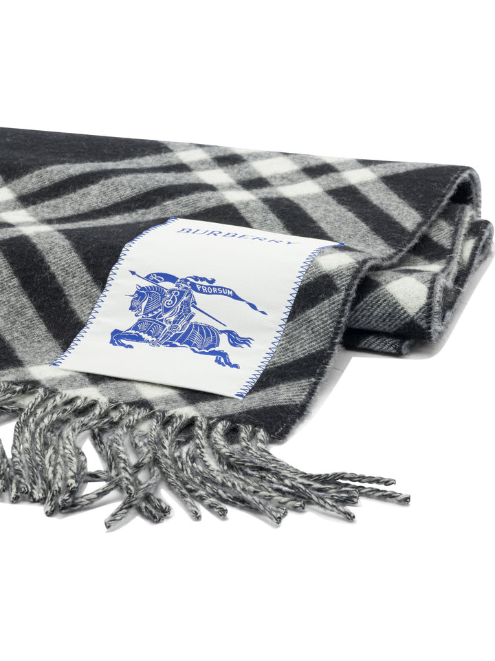 Burberry Check Sciarpe & Foulard - Nero | 5cd325a2f35fad2392284631cdddf78983d6feb5