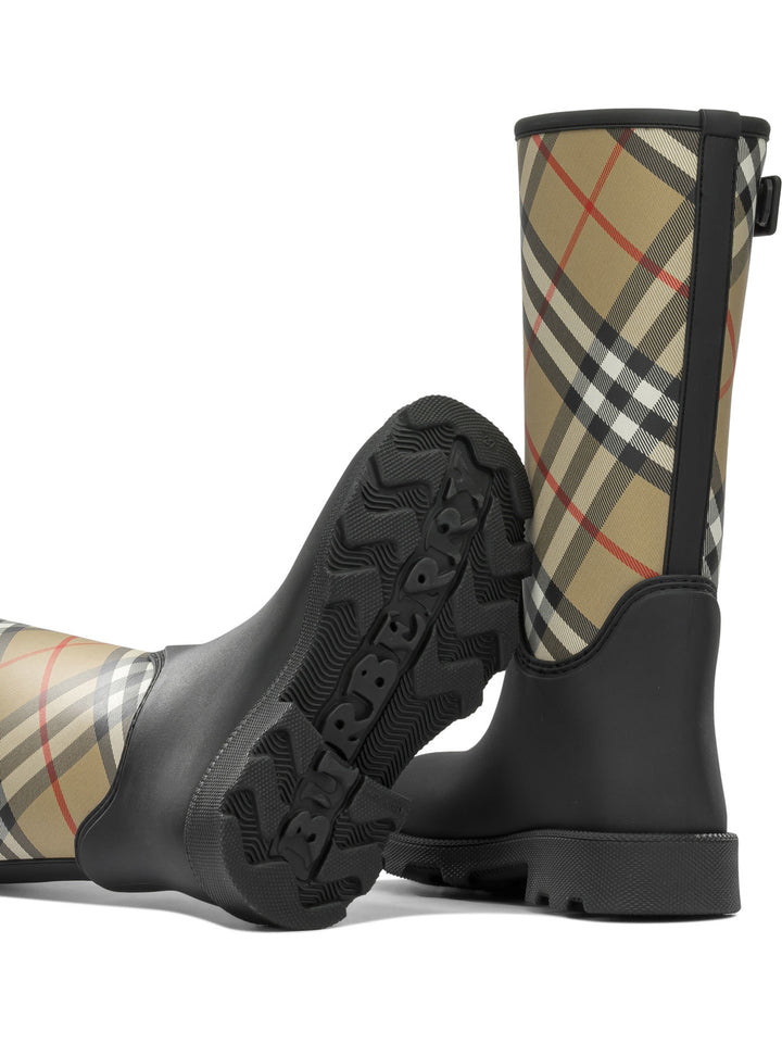 Burberry Marsh Stamp High Boots and Ankle Boots - Nero | 60ee11c85ee8dd052da04a63b8289b79fd962b71