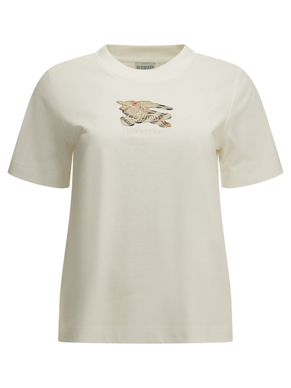 Knight Check T-Shirts Bianco