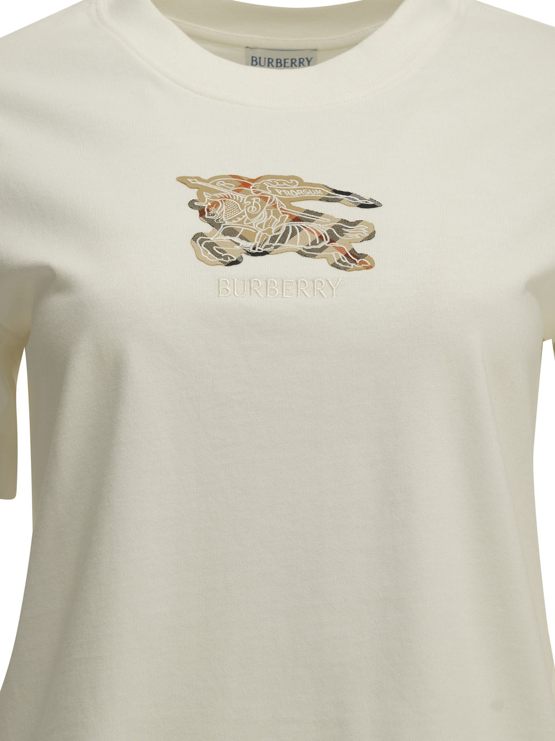 Burberry Knight Check T-shirts - Bianco | 9eb066d7a154a1405a4fccc2f63900b0efe1f719