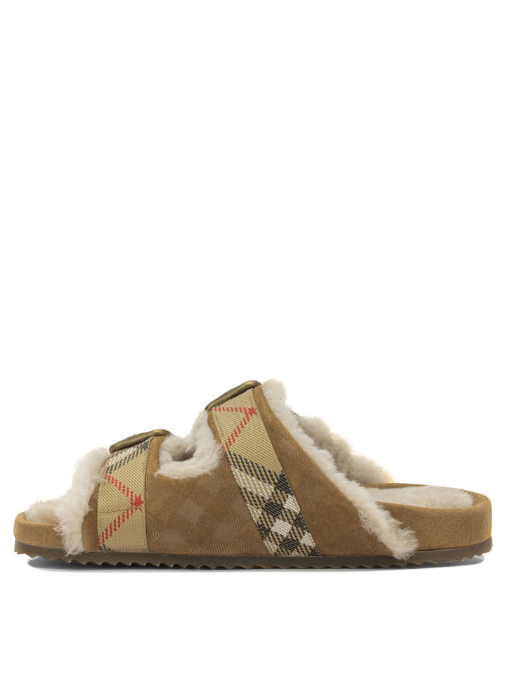Burberry Urchin Sandali - Beige | 31ec254e7aa4f4b594af16959057fdf9b0390225