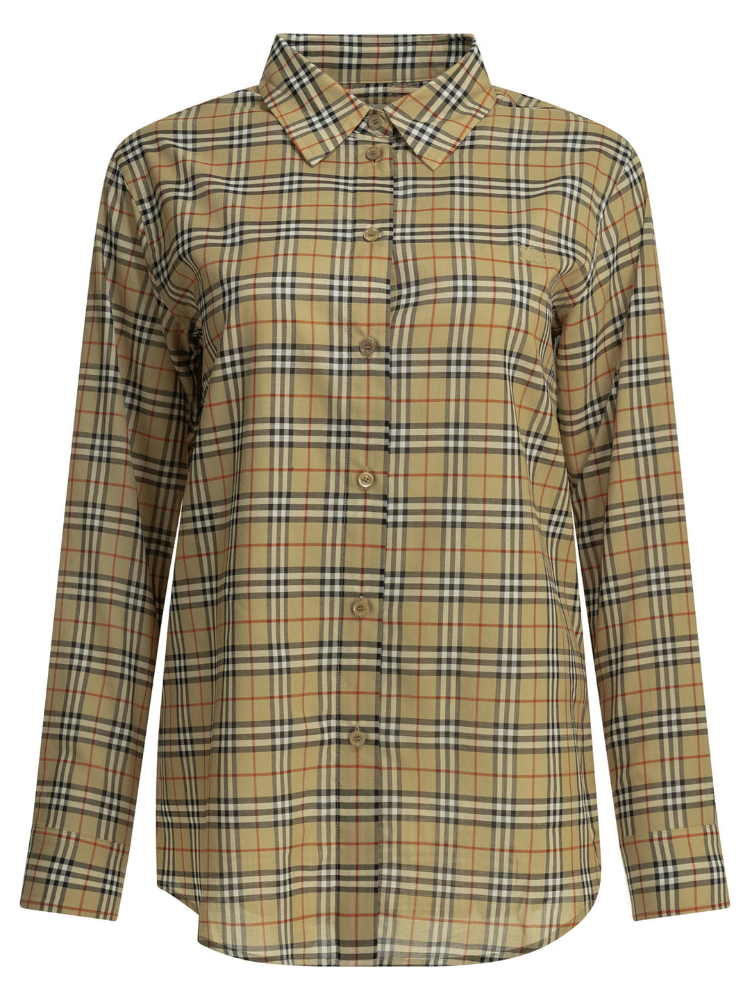 Burberry Emma Check Shirts - Beige | 70a99bf07e927275eda02e78903b9f6df2426c8d