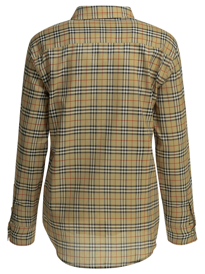 Burberry Emma Check Shirts - Beige | 6fd4f61659243ad016bde76cfe0d91e646c1d2e9