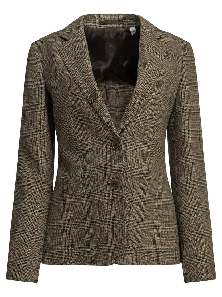 Burberry Wool-And-Linen-Blend Blazer Jackets and Coats - Marrone | e736e74593ddf51d04aafb2ba24e93b3378b4f12