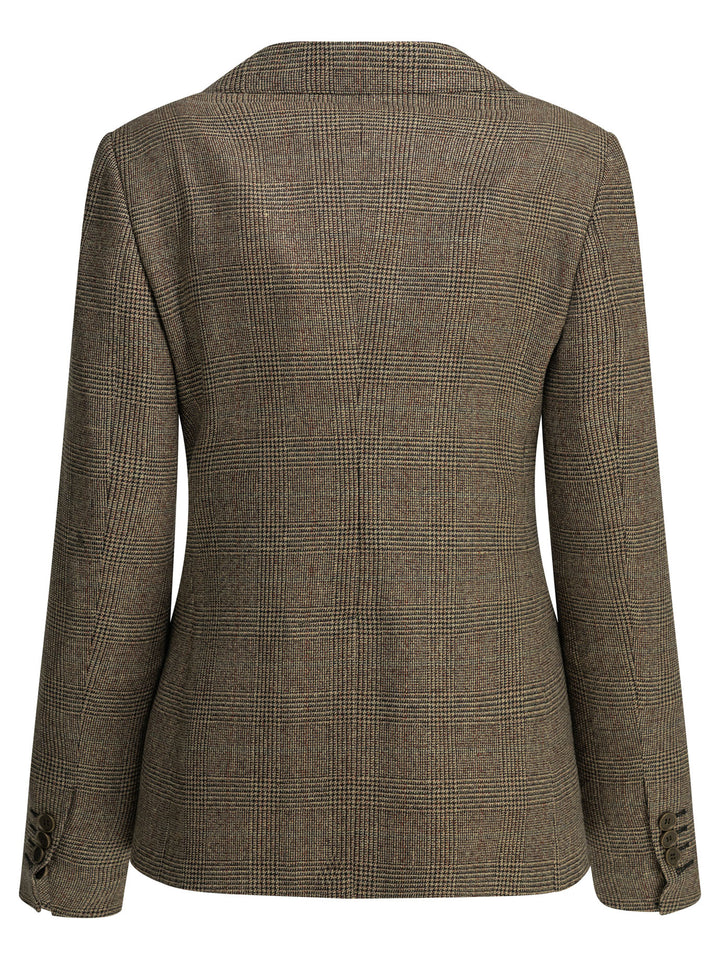 Burberry Wool-And-Linen-Blend Blazer Jackets and Coats - Marrone | 6d6e3d7f68cb41dc1993cdaa65f8f235f35c83cd