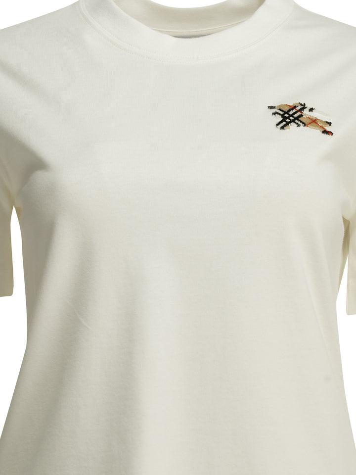 Burberry Knight Check T-shirts - Bianco | b046079c763252d1c661aa7d5610c57dabfb175e