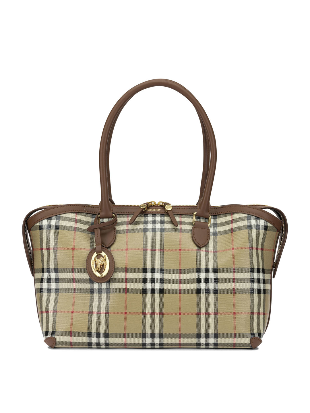 Burberry Tote Check Borse a Spalla e Tracolla - Beige | 638a5b82ad8ea7e4a82c30ae835a7293317dd512