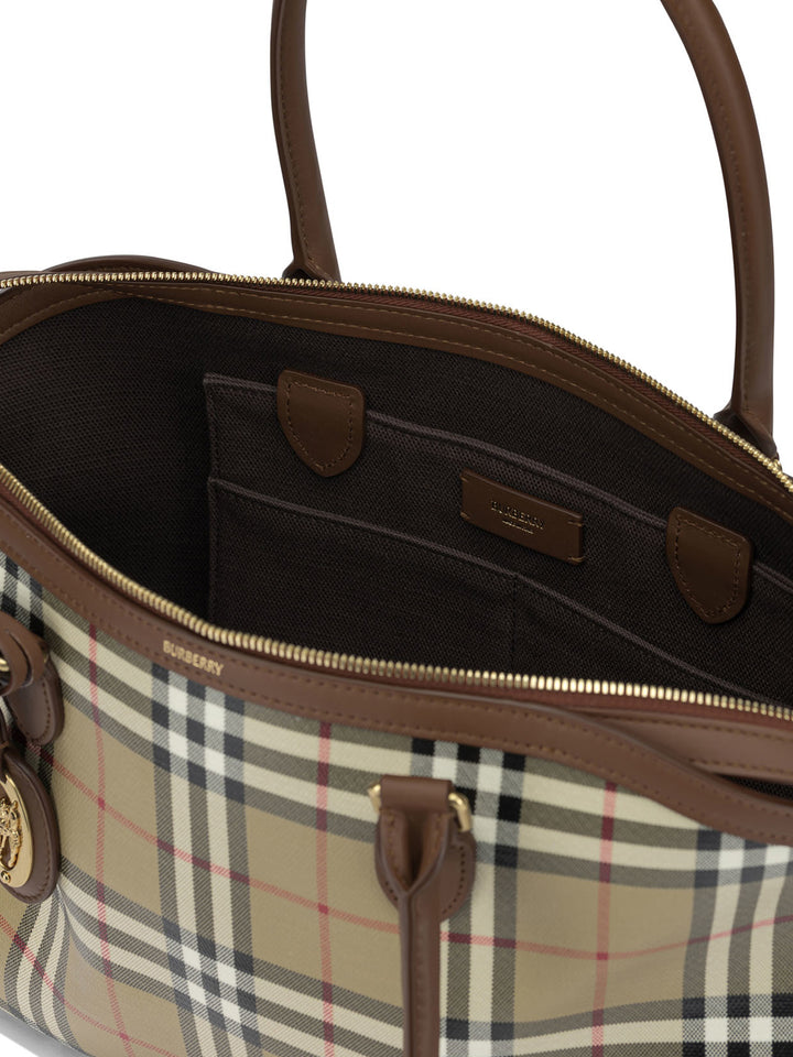 Burberry Tote Check Borse a Spalla e Tracolla - Beige | 2e061c5200d451c5e47f566fca79b5667376f16d