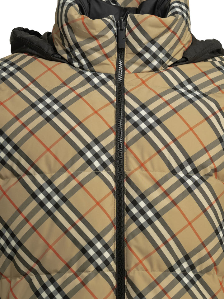 Burberry Snowdon Check Reversible Jackets and Coats - Beige | 6872f471525c096664c3dc2fc0826e5beba11d34