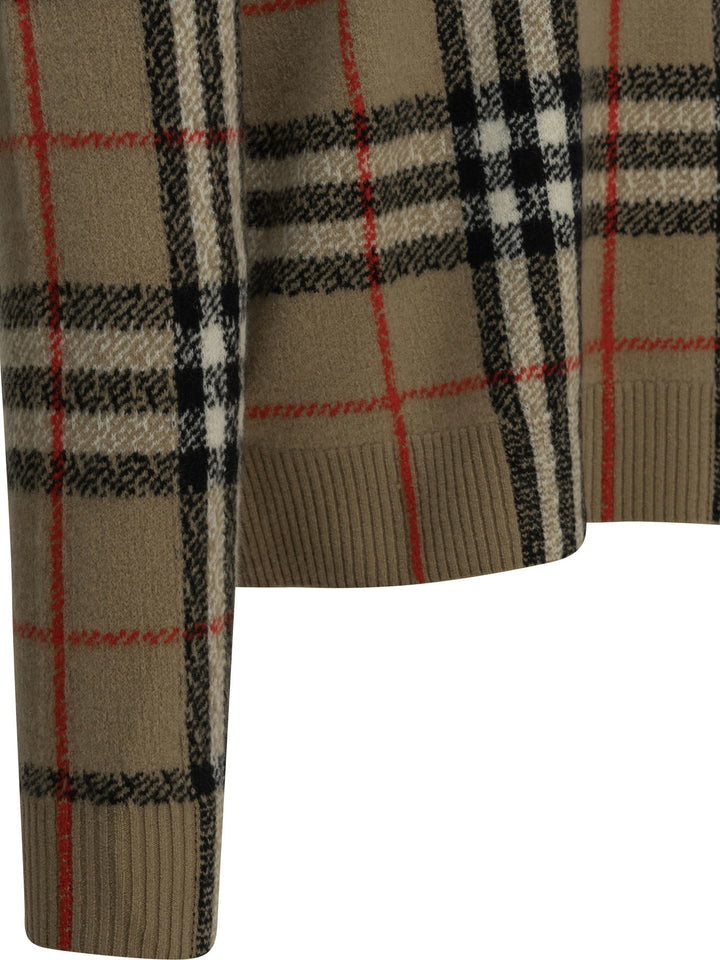 Burberry Check Knitwear - Beige | 29c80012fe453069c976c24e0ecd2a4e95ac8717