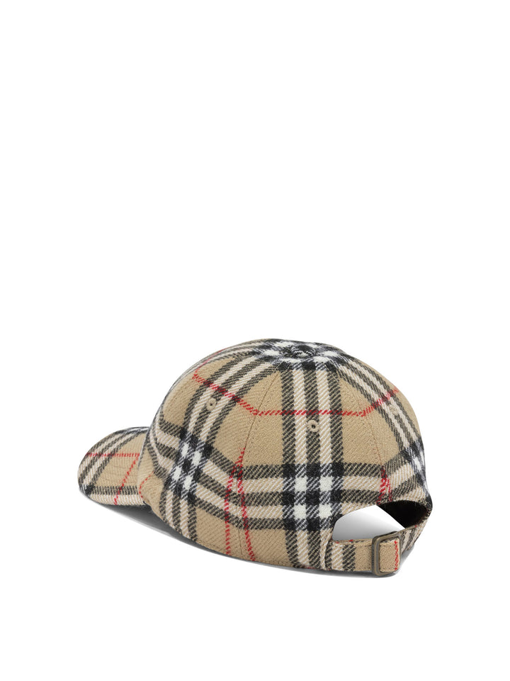 Burberry Check Cappelli - Beige | 99a3c9e7aacd949222ffd6554e73c26d21f33f42