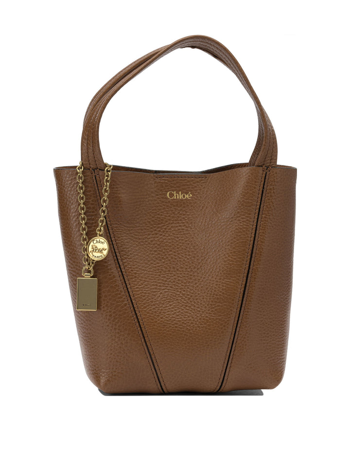 Chloé Spin Handbags - Marrone | d286eee75e1ab45d189d3262ced72032e21facc1