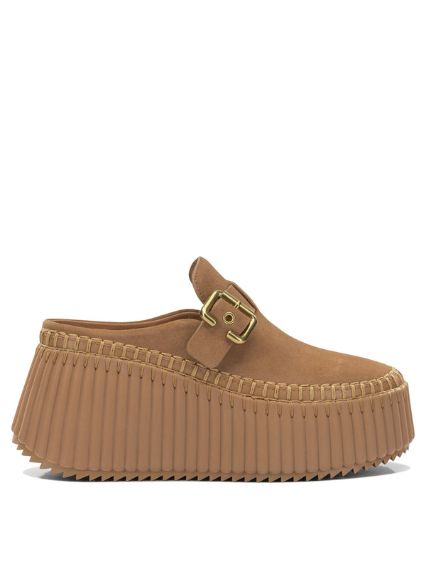 Nama Heeled Shoes Marrone