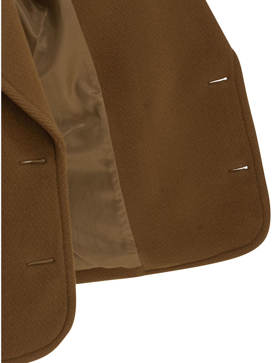 Chloé Short Wool Coat Jackets and Coats - Marrone | df7a8a40d6abbb9d9089e050343be7cc24ca44c2